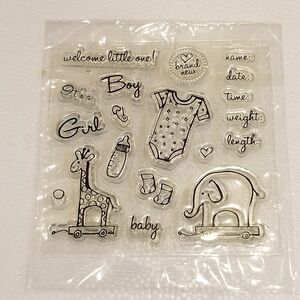 Clear Stamps Welcome Baby